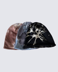 Street Style Tie-Dye Loose Knit Beanie