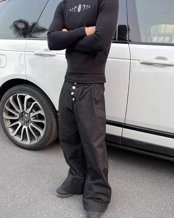 New Vintage Slim-Fit Knit Long Sleeve Sweater