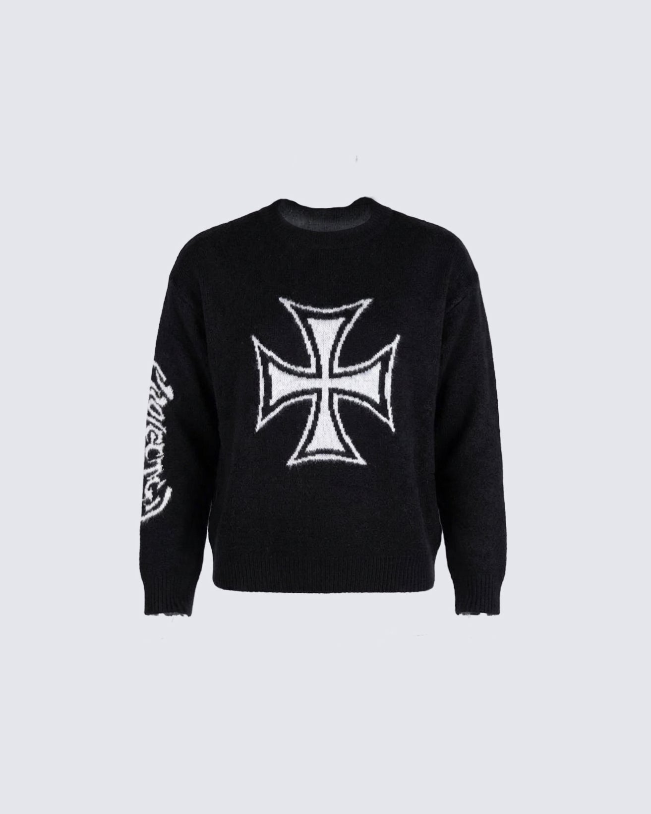 Iron Cross Jacquard Knit
