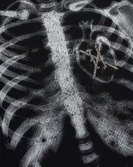 American High Street Dark Skeleton Long Sleeve T-Shirt