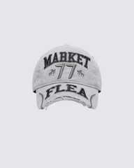 Vintage Washed Letter Embroidery Distressed Baseball Cap