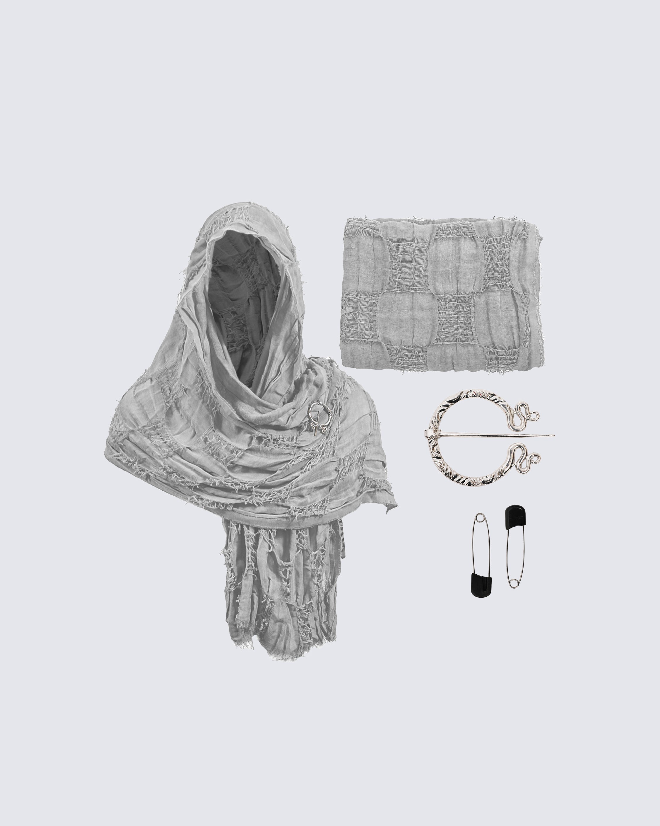 BARREN Series | Apocalyptic Pilgrimage Hooded Wrap Set