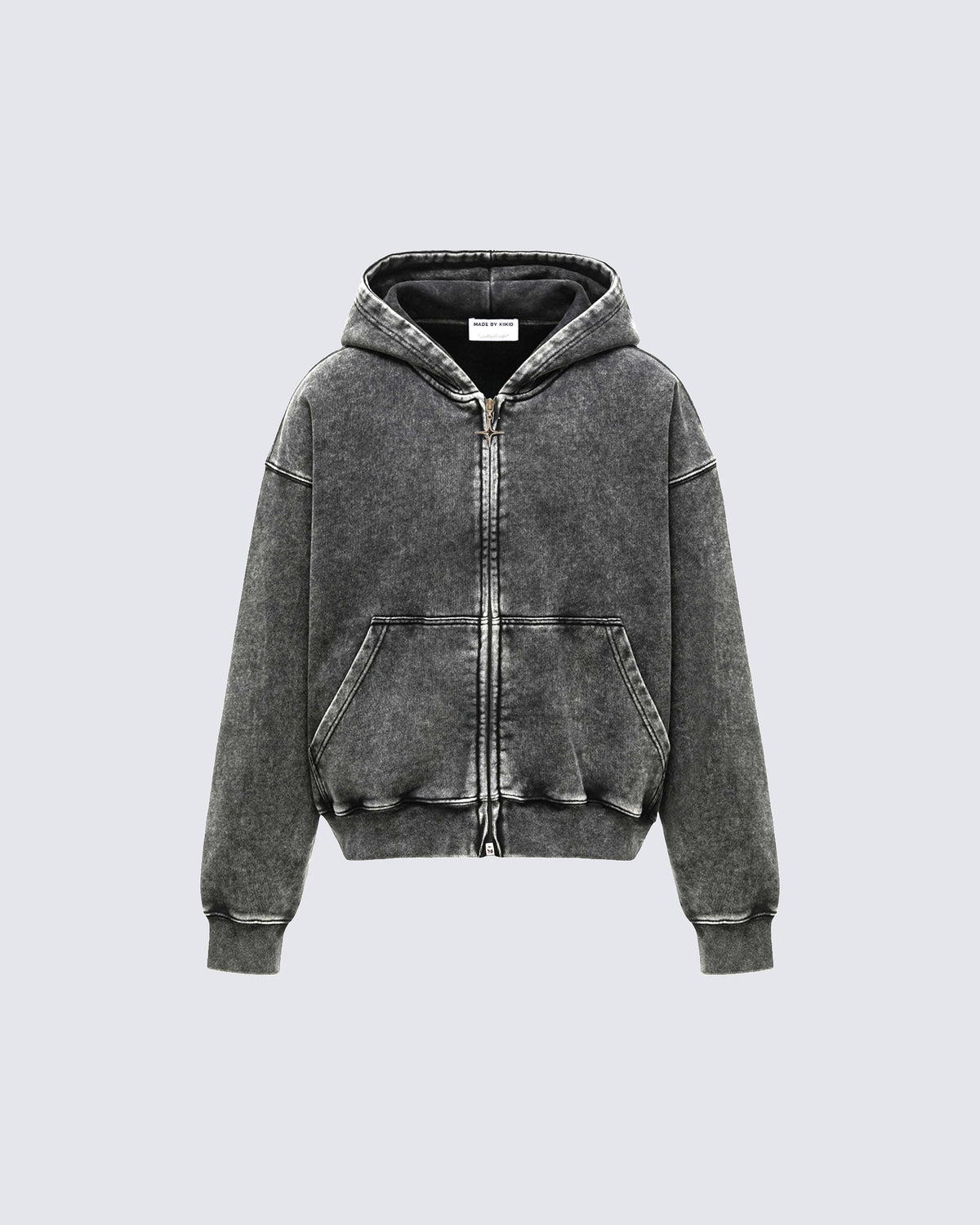 Heavyweight Vintage Zip-Up Hoodie