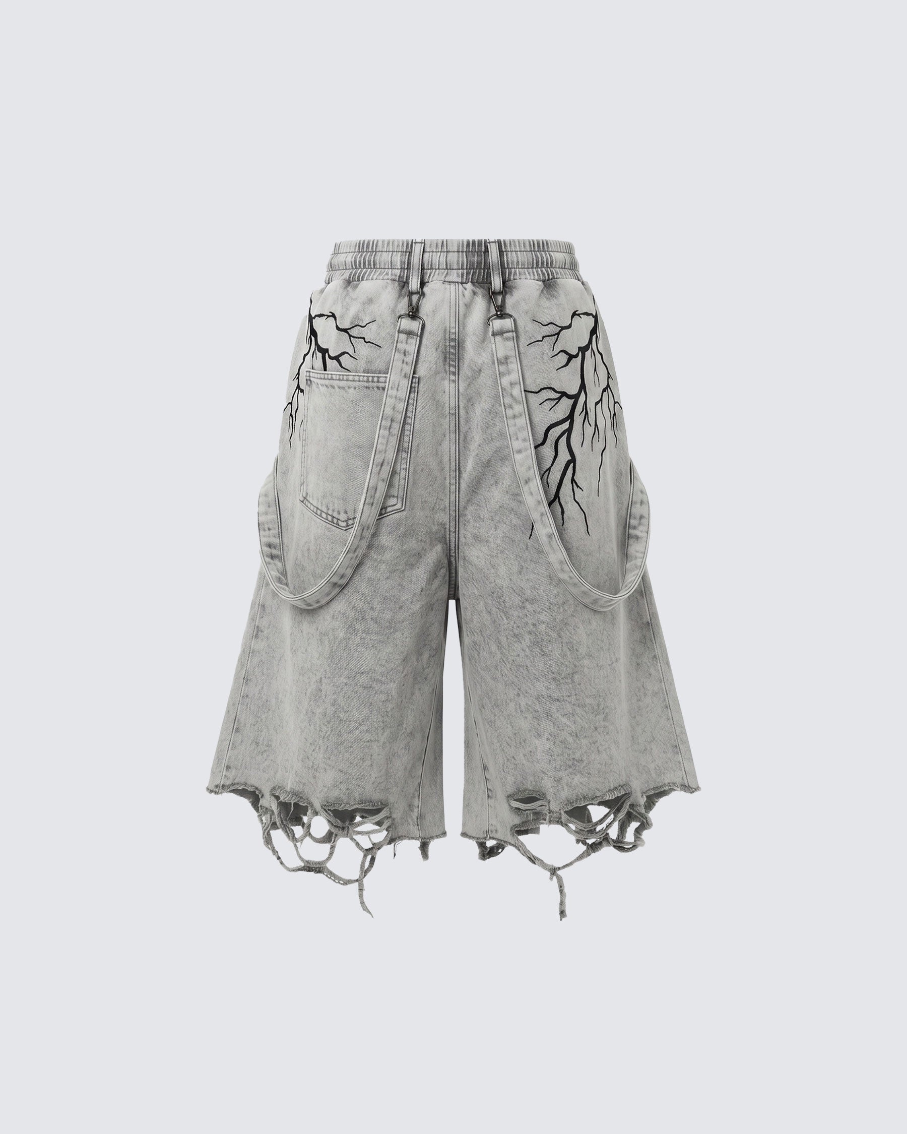 LIGHTNING Series | New Strap Wide-Leg Shorts