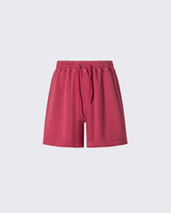 Vintage Logo Print Cotton Shorts